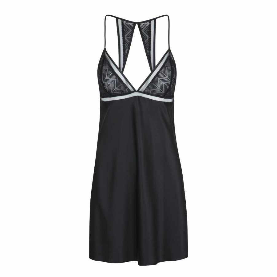 Nachtmode LingaDore | L952 Chemise Zwart