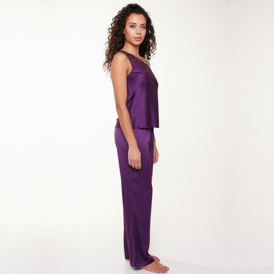 Nachtmode LingaDore | 6204Lp Lange Broek Majesty-Purple