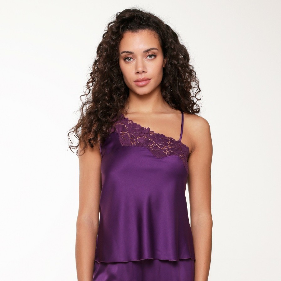 Nachtmode LingaDore | 6204P Off Shoulder Top Majesty-Purple